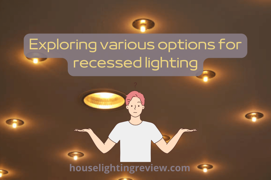 Exploring various for recessed lighting
